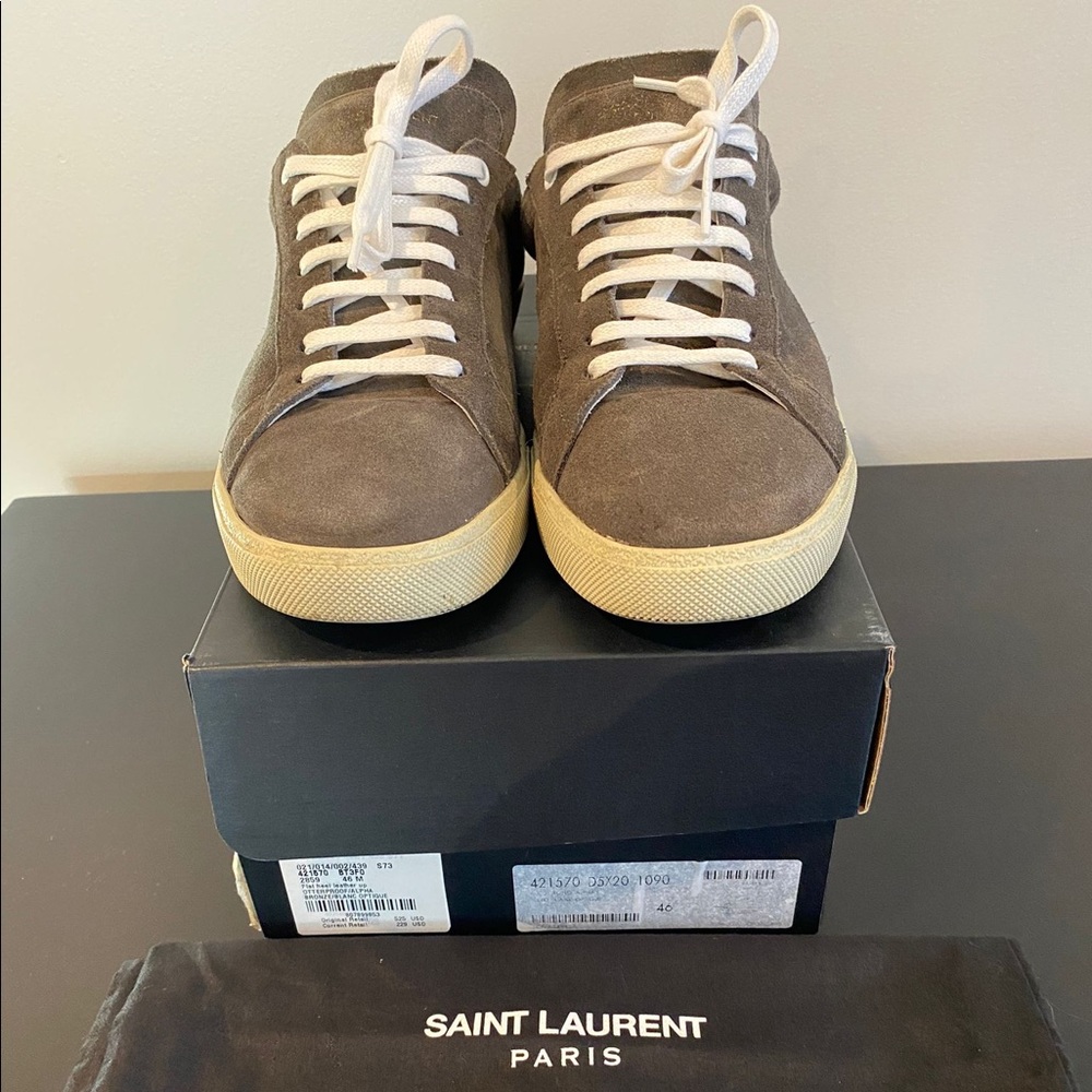 Saint Laurent men’s low top sneakers size 46